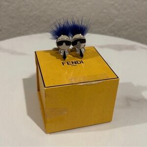 Fendi Karlito Cuff Links with Box